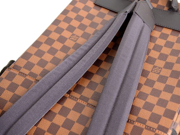 2 Louis Vuitton Jake Backpack Rucksack Daypack Damier Ebene