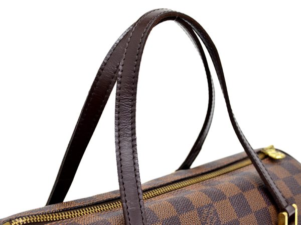 2 Louis Vuitton Papillon Bag Handbag Damier Ebene Brown