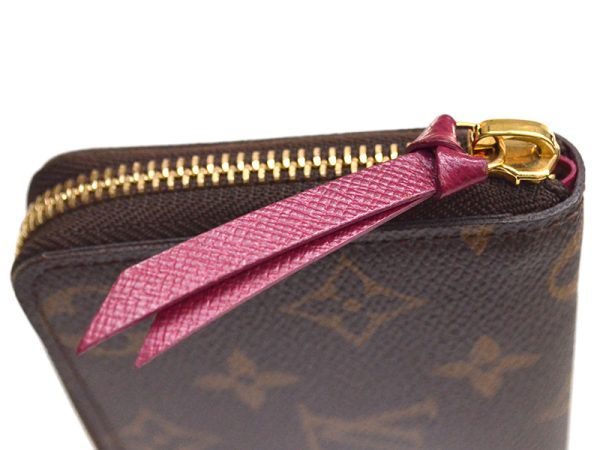 2 Louis Vuitton Portefeuille Clemence Wallet Monogram Fuchsia