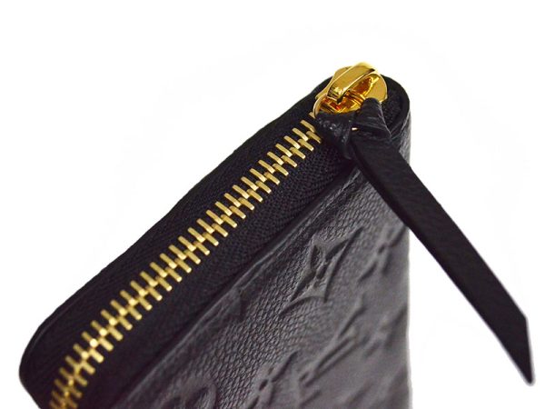 2 Louis Vuitton Portefeuil Clemence Wallet Long Monogram Empreinte Noir