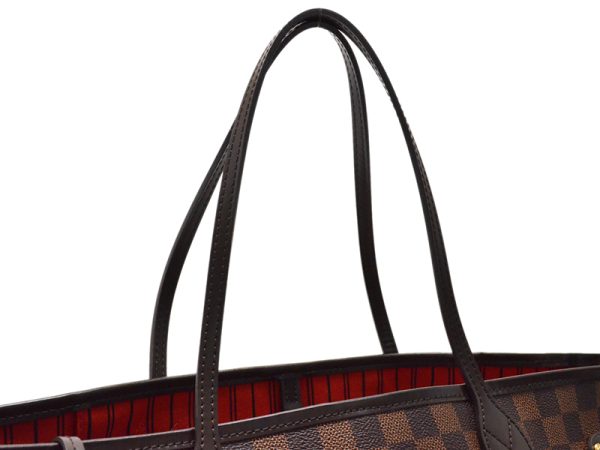 2 Louis Vuitton Neverfull MM Bag Tote Bag Damier Ebene