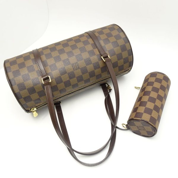 2 Louis Vuitton Damier Papillon 30 Papillon GM Ebene Handbag