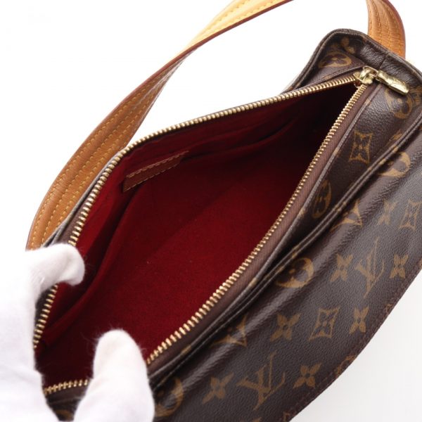 2 Louis Vuitton Vibasite MM Monogram Shoulder Bag Brown