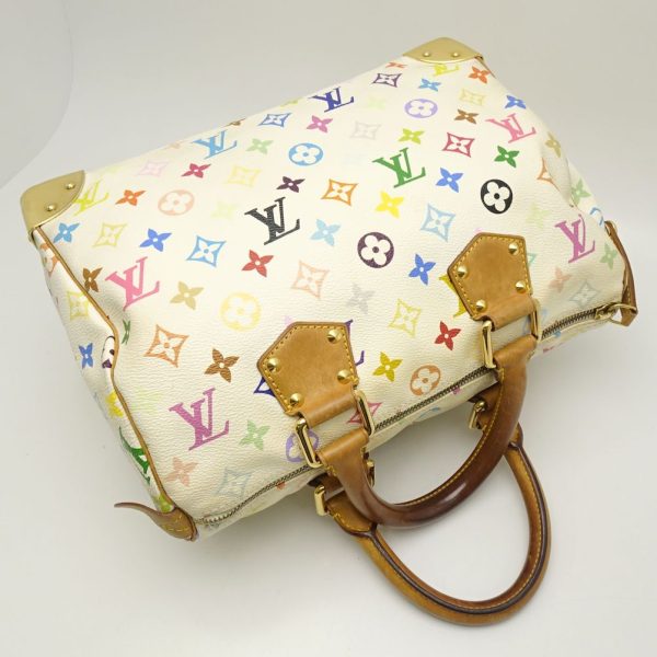 2 Louis Vuitton Multicolor Speedy 30 Bron Boston Bag