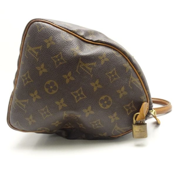 2 Louis Vuitton Monogram Speedy 30 Brown Boston Bag