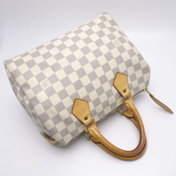 2 Louis Vuitton Damier Azur Speedy 25 Boston Bag