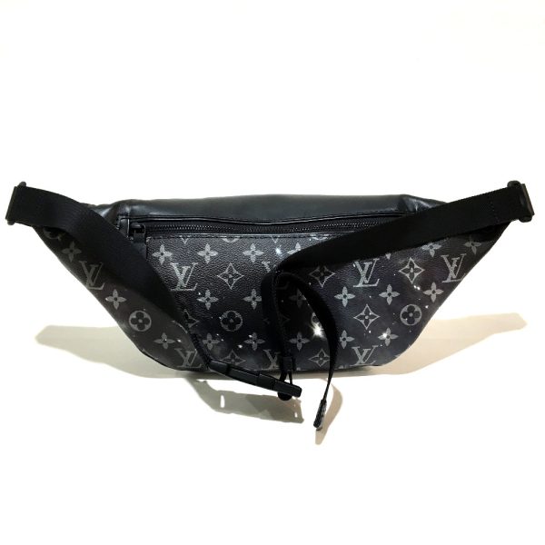 2 Louis Vuitton Monogram Galaxy Discovery Bum Bag Black Silver