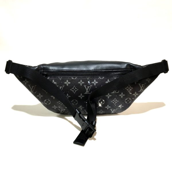 2 Louis Vuitton Monogram Galaxy Discovery Body Bag Silver Black