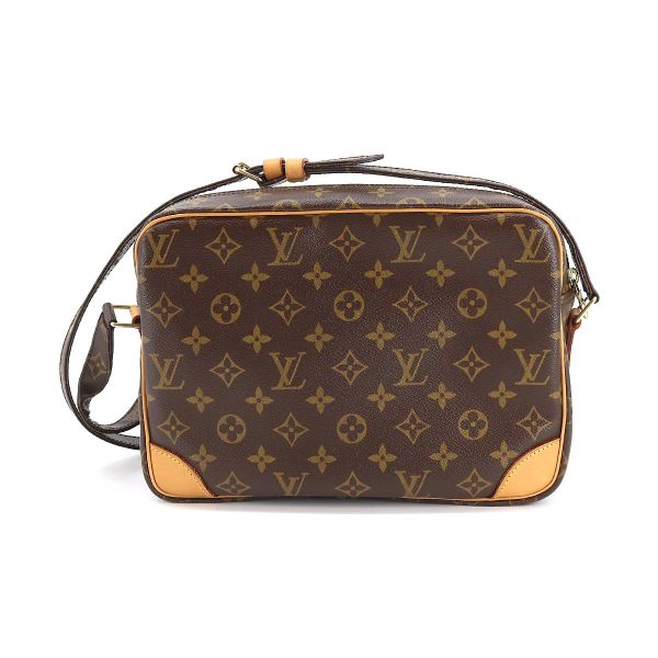 2 Louis Vuitton Monogram Nile Shoulder Bag Brown Gold Hardware