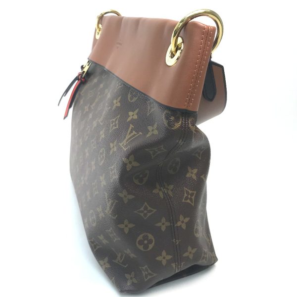 2 Louis Vuitton Monogram Tuileries Hobo Bag Brown