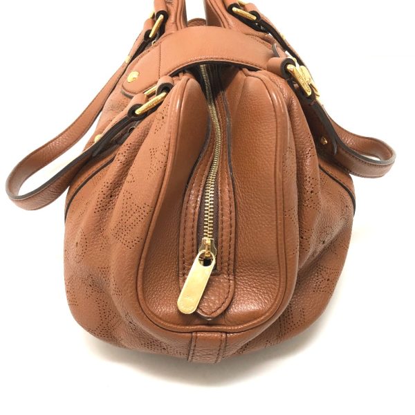 2 Louis Vuitton Mahina Runner PM Shoulder Bag Cognac