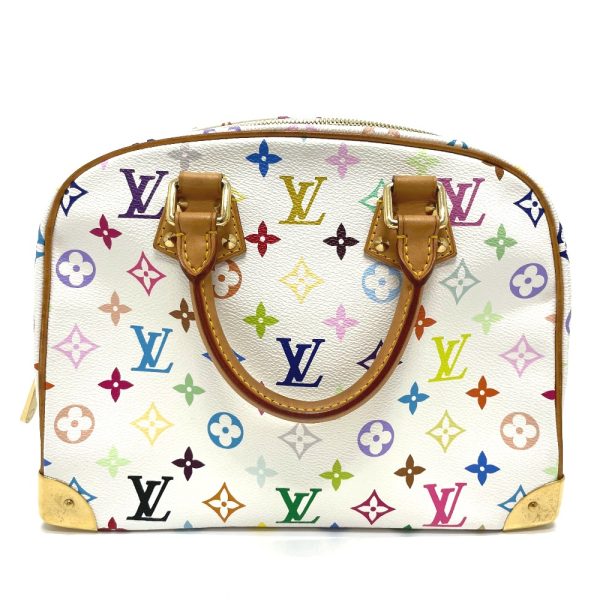 2 Louis Vuitton Trouville Mini Shoulder Bag Multicolor White