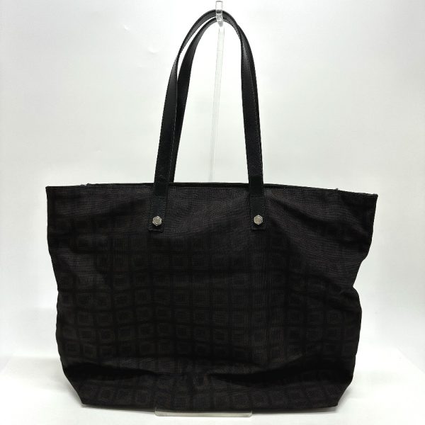 2 Prada Triangle Tote Bag Black