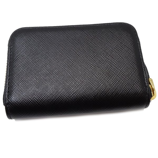 2 Prada Card Case Saffiano Black