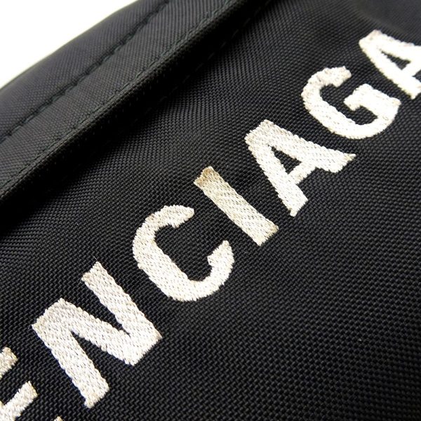 2 Balenciaga Wheel Belt Pack Waist Bag Nylon Black