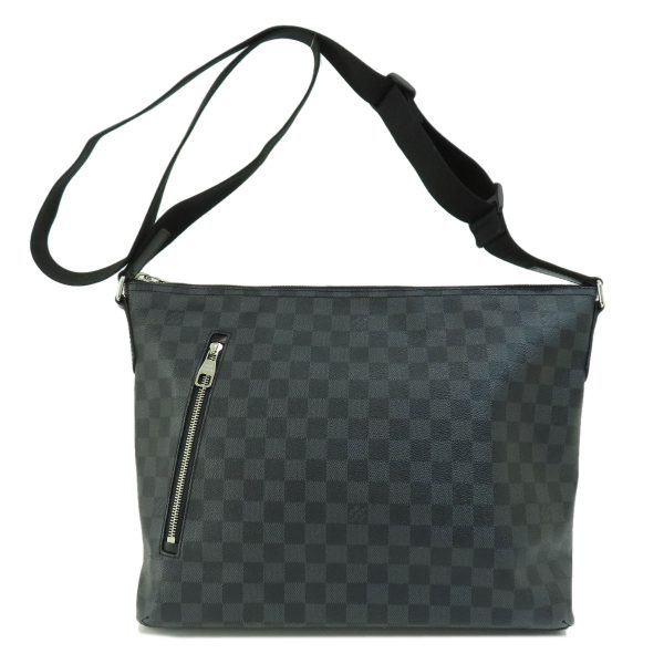 2 Louis Vuitton Mick MM Damier Graphite Shoulder Bag Damier Canvas
