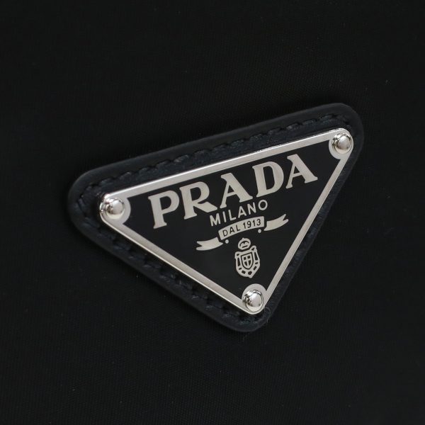 2 Prada Body Bag Brand Leather Triangle Logo Nero Black