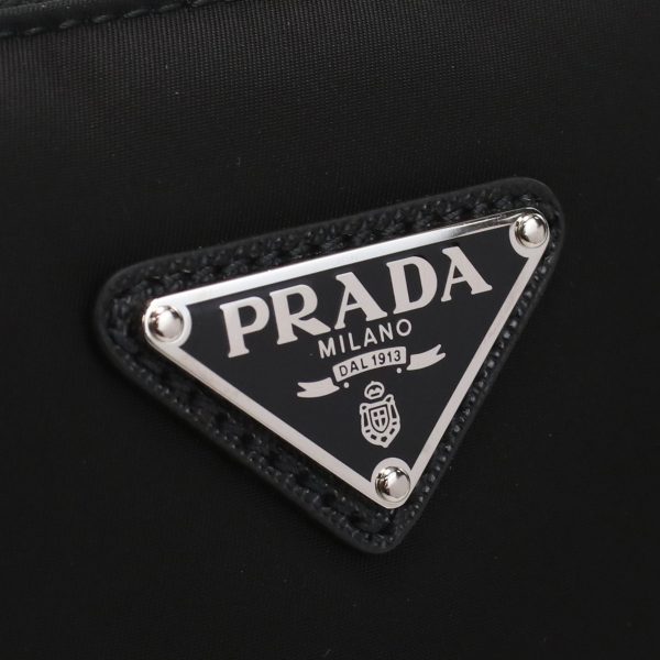 2 Prada Shoulder Bag Triangle Black