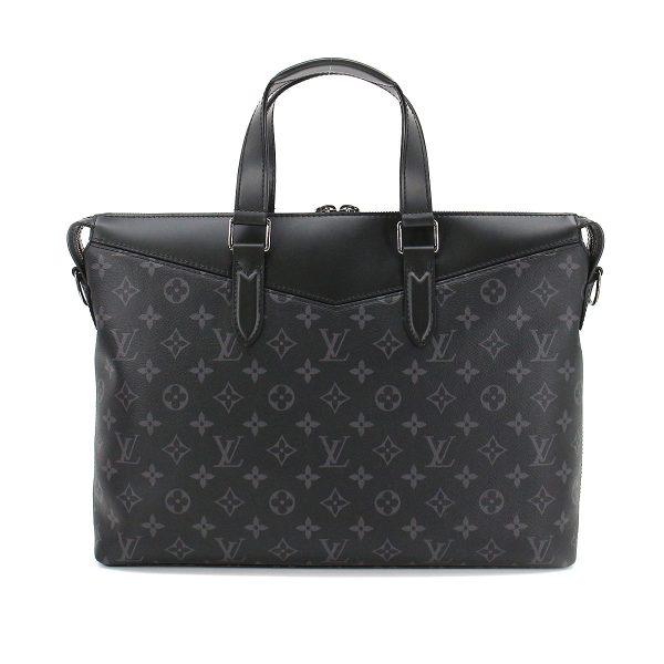 2 Louis Vuitton Monogram Eclipse Explorer Shoulder Bag Black