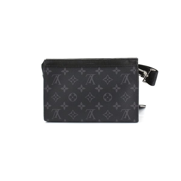 2 Louis Vuitton Monogram Eclipse Reverse Gaston Wearable Wallet Shoulder Bag