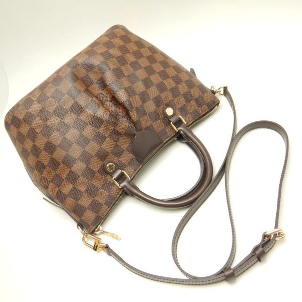 2 Louis Vuitton Damier Sienna PM Ebene 2WAY Bag Brown