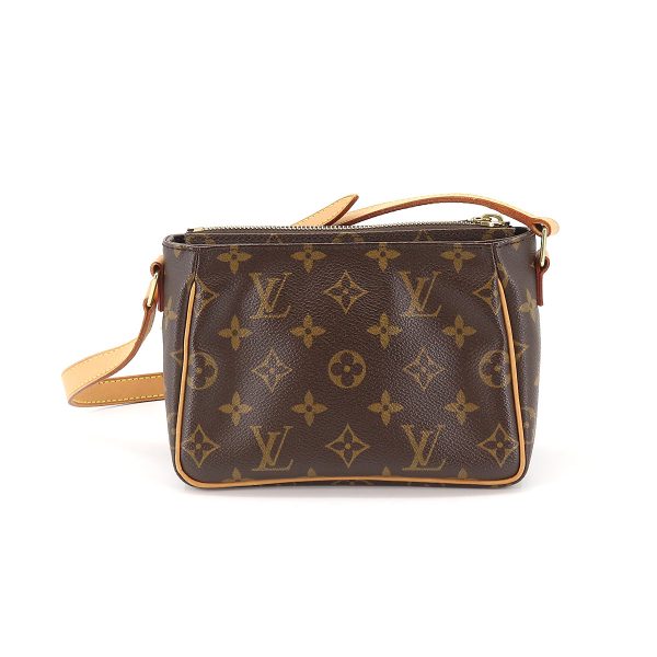 2 Louis Vuitton Monogram Viva Cite PM Shoulder Bag Brown Gold Hardware