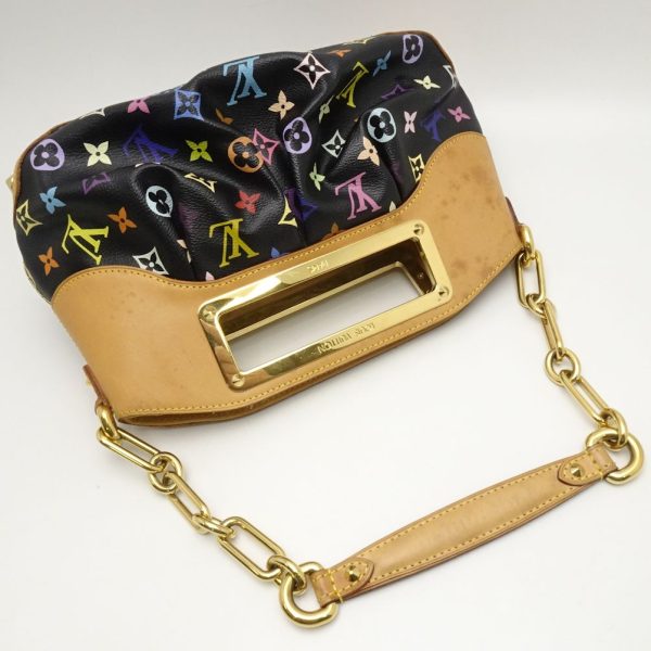 2 Louis Vuitton Multicolor Judy PM Noir Chain Bag Black