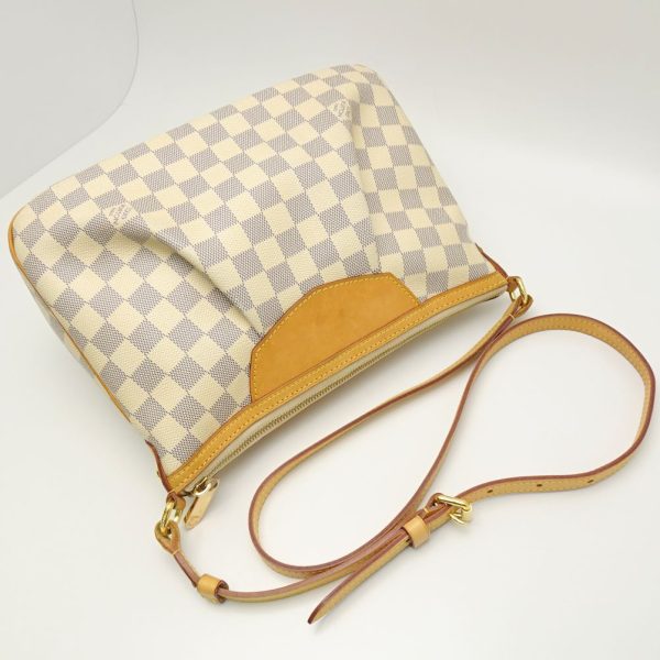 2 Louis Vuitton Damier Azur Siracusa PM Diagonal Shoulder Bag