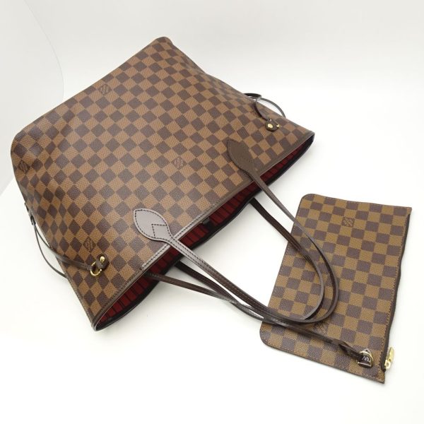 2 Louis Vuitton Damier Neverfull MM Series Tote Bag