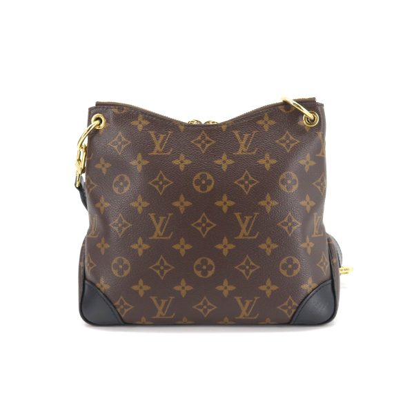 2 Louis Vuitton Monogram Odeon NM PM Shoulder Bag Brown Noir