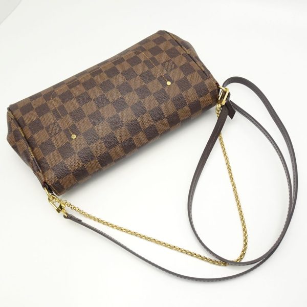 2 Louis Vuitton Damier Favorite MM Ebene 2WAY Bag Brown