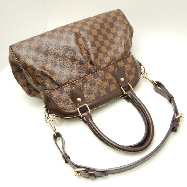 2 Louis Vuitton Damier Trevi PM Ebene 2WAY Bag Brown