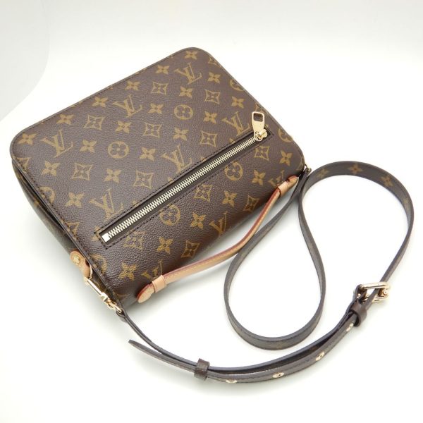 2 Louis Vuitton Monogram Pochette Metis MM Brown 2WAY Bag