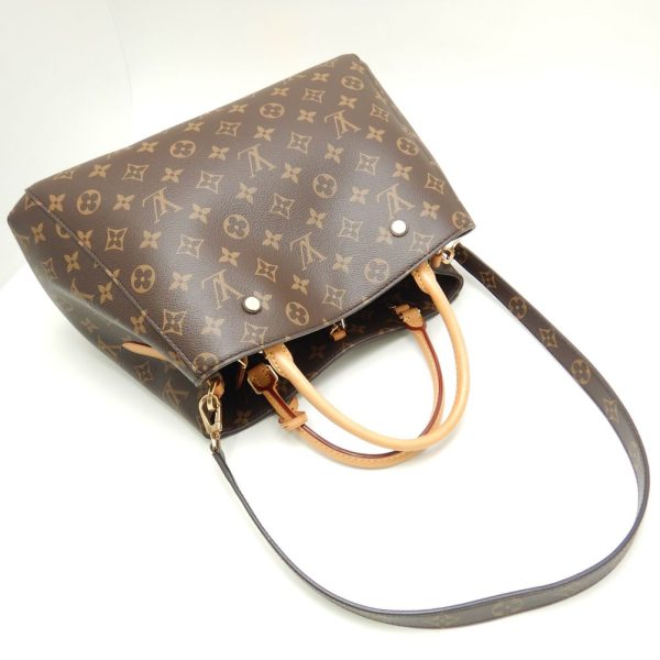 2 Louis Vuitton Monogram Montaigne MM Brown 2WAY Bag