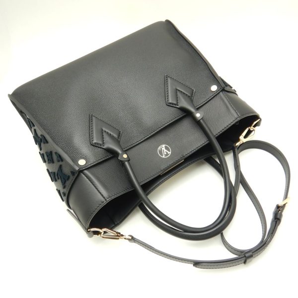 2 Louis Vuitton On My Side Noir Calf 2WAY Bag Black