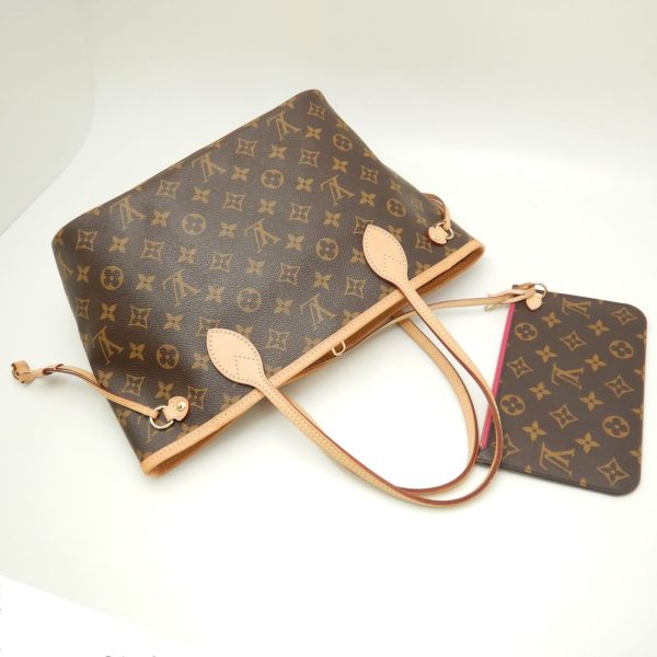 2 Louis Vuitton Monogram Neverfull PM Brown Tote Bag