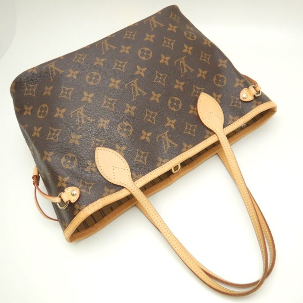 2 Louis Vuitton Monogram Neverfull PM Brown Tote Bag