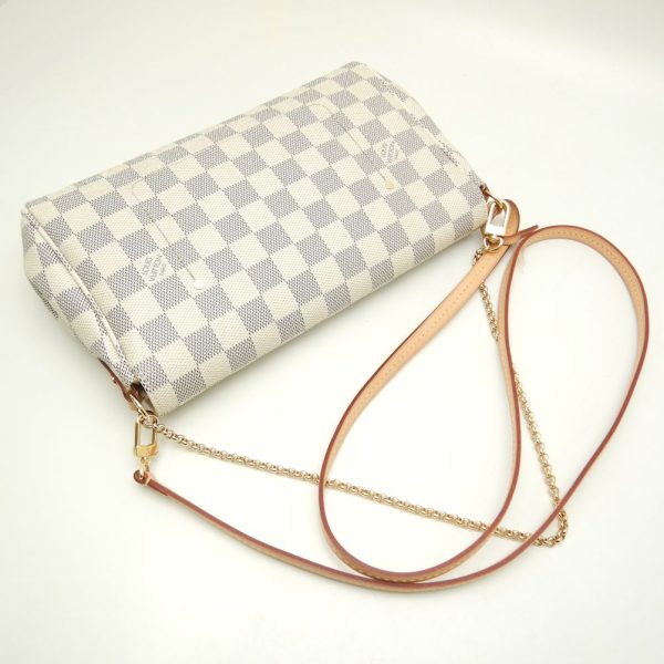 2 Louis Vuitton Damier Azur Favorite MM 2WAY Bag