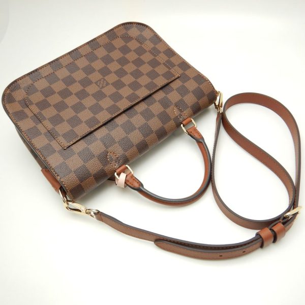 2 Louis Vuitton Damier Beaumarchais Ebene Venus Shoulder Bag Brown