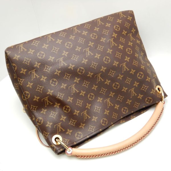 2 Louis Vuitton Monogram Artsy MM Brown Shoulder Bag