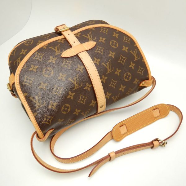 2 Louis Vuitton Monogram Saumur 30 Brown Diagonal Shoulder Bag