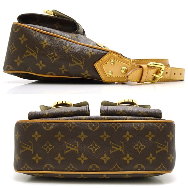 2 Louis Vuitton Monogram Hudson GM Brown Diagonal Shoulder