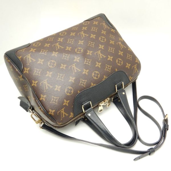 2 Louis Vuitton Monogram Retiro PM Noir 2WAY Bag Black