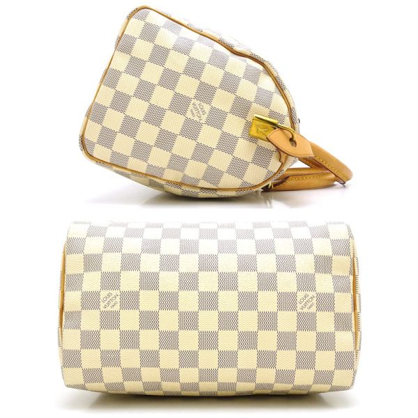 2 Louis Vuitton Damier Azur Speedy 25 Mini Boston Bag