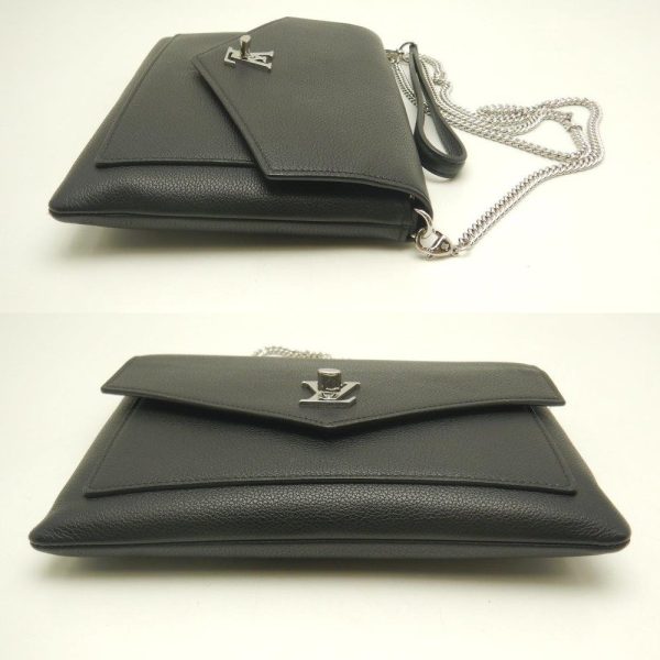 2 Louis Vuitton Pochette My Lock Me Calf Noir Crossbody