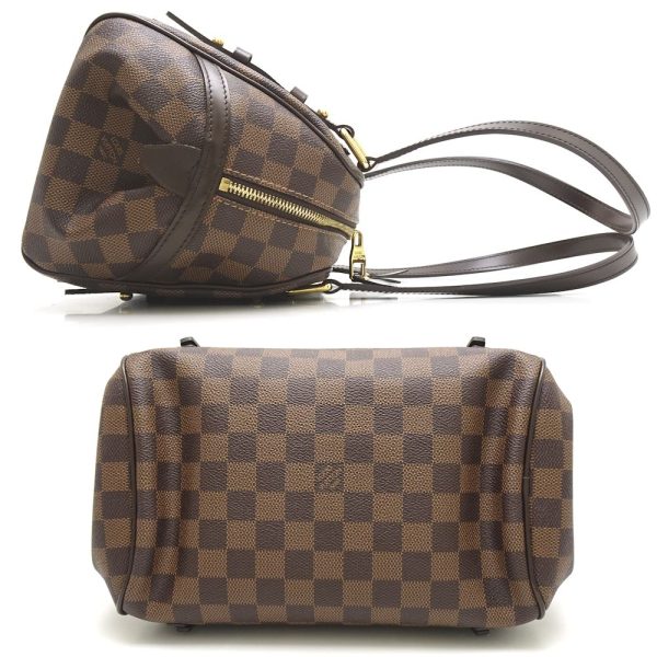 2 Louis Vuitton Damier Rivington PM Ebene Handbag Brown