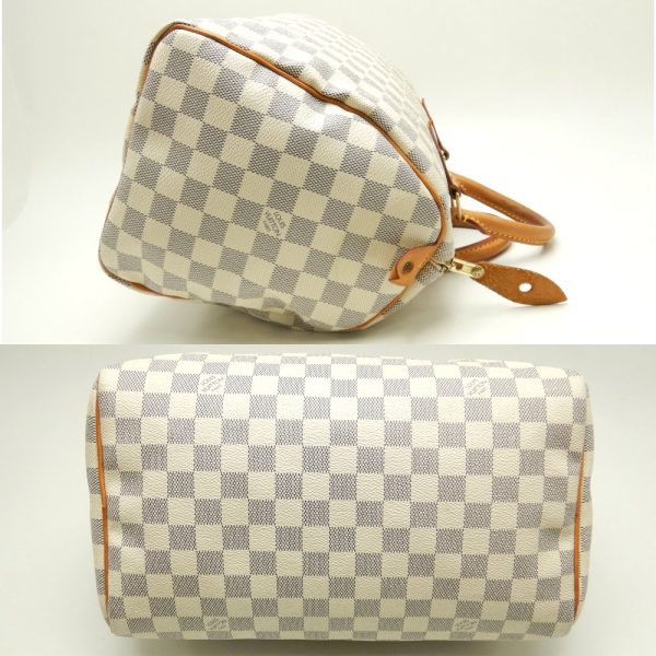 2 Louis Vuitton Damier Azur Speedy 30 Boston Bag