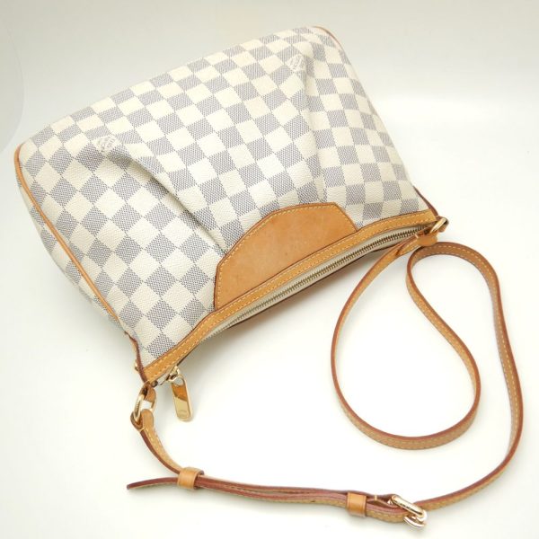 2 Louis Vuitton Damier Azur Siracusa PM Diagonal Shoulder Bag