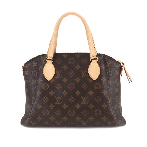 2 Louis Vuitton Monogram Rivoli MM 2 Way Hand Shoulder Bag Brown