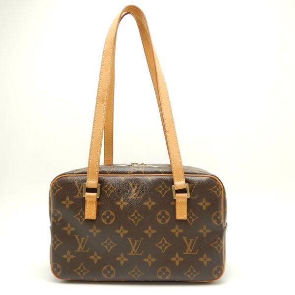 2 Louis Vuitton Monogram Cite MM Brown Shoulder Bag